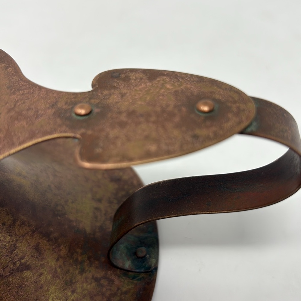 ANTIQUE Copper Chamberstick Candle Holder - Picture 6 of 6